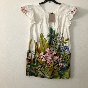 ZARA Girls Floral Dress; NEW with Tags